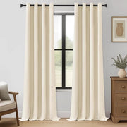 Tende oscuranti "96 Gocce" – Termiche – Set a 2 – Beige Biscotti – 140x245 cm – Con Occhielli