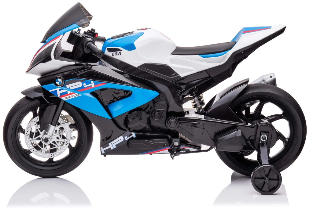Moto Elettrica per Bambini 12V con Licenza BMW HP4 Race Blu