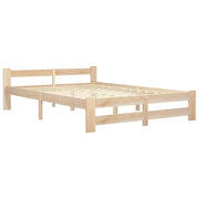 Giroletto senza Materasso-Struttura Letto 140x200 cm in Legno Massello di Pino 790776