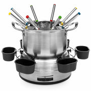 Princess Set Fonduta per Famiglie 800 W Acciaio Inossidabile Grigio 426538