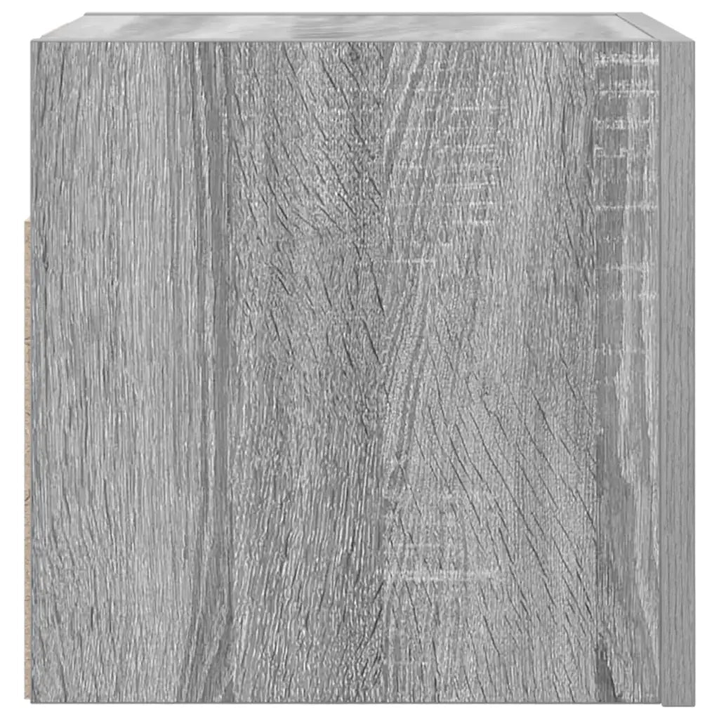 Armadietti TV Montati a Parete Grigio Sonoma 30,5x30x30 cm 815138