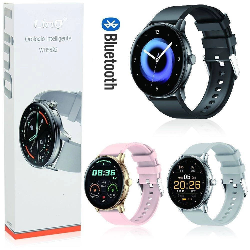 Trade Shop - Smartwatch Orologio Intelligente Bluetooth Sport Compatibile Android Ios Wh5822 -
