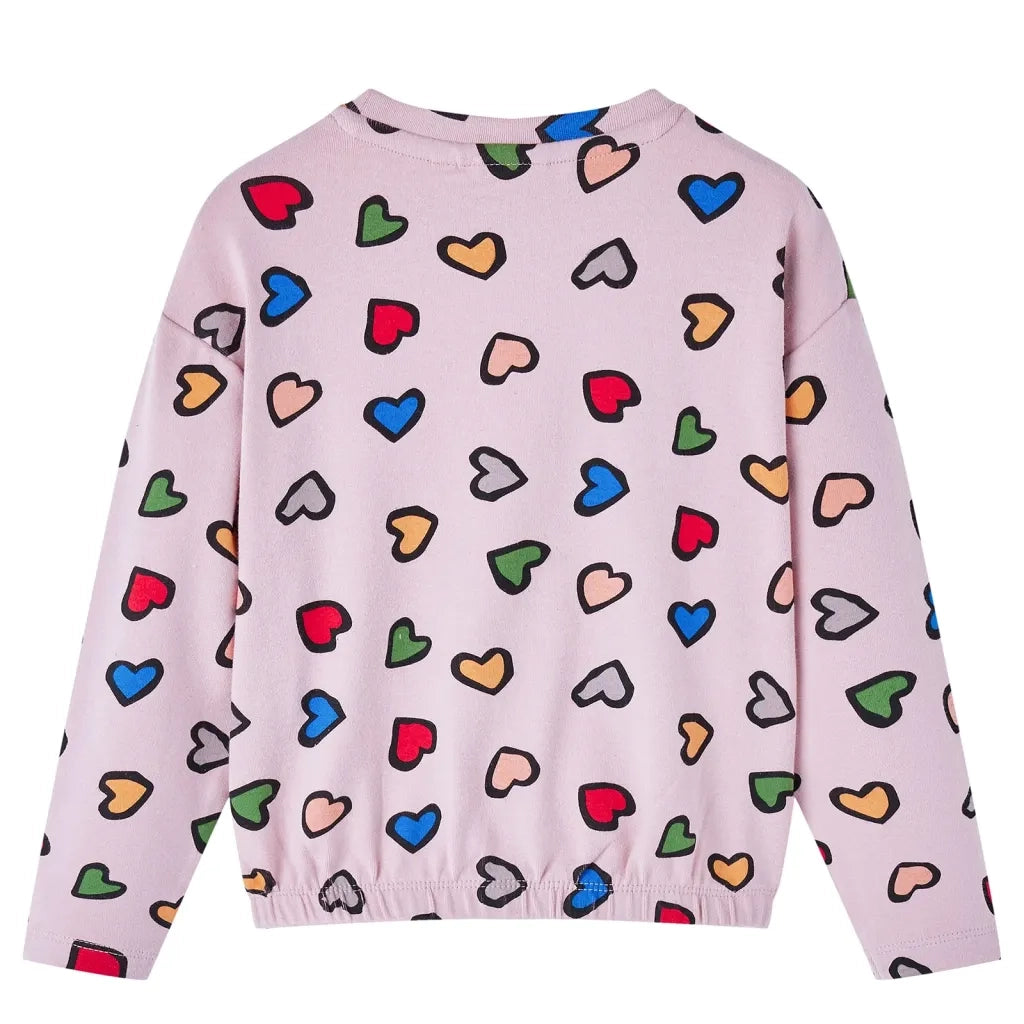 Felpa da Bambina Rosa 92cod mxl 132114