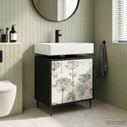 Mobile da Bagno GOTHA Rovere Nero 60 x 40 x 61 cm 8007428