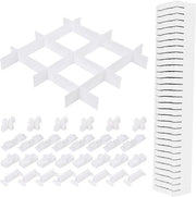 10 posizioni regolabili caricabatterie, 40,5 x 5,5 cm caricabatterie regolabile in plastica, caricatore bloccabile, divulgatore di spazio per armadi, sottovesti, calze, cravatte