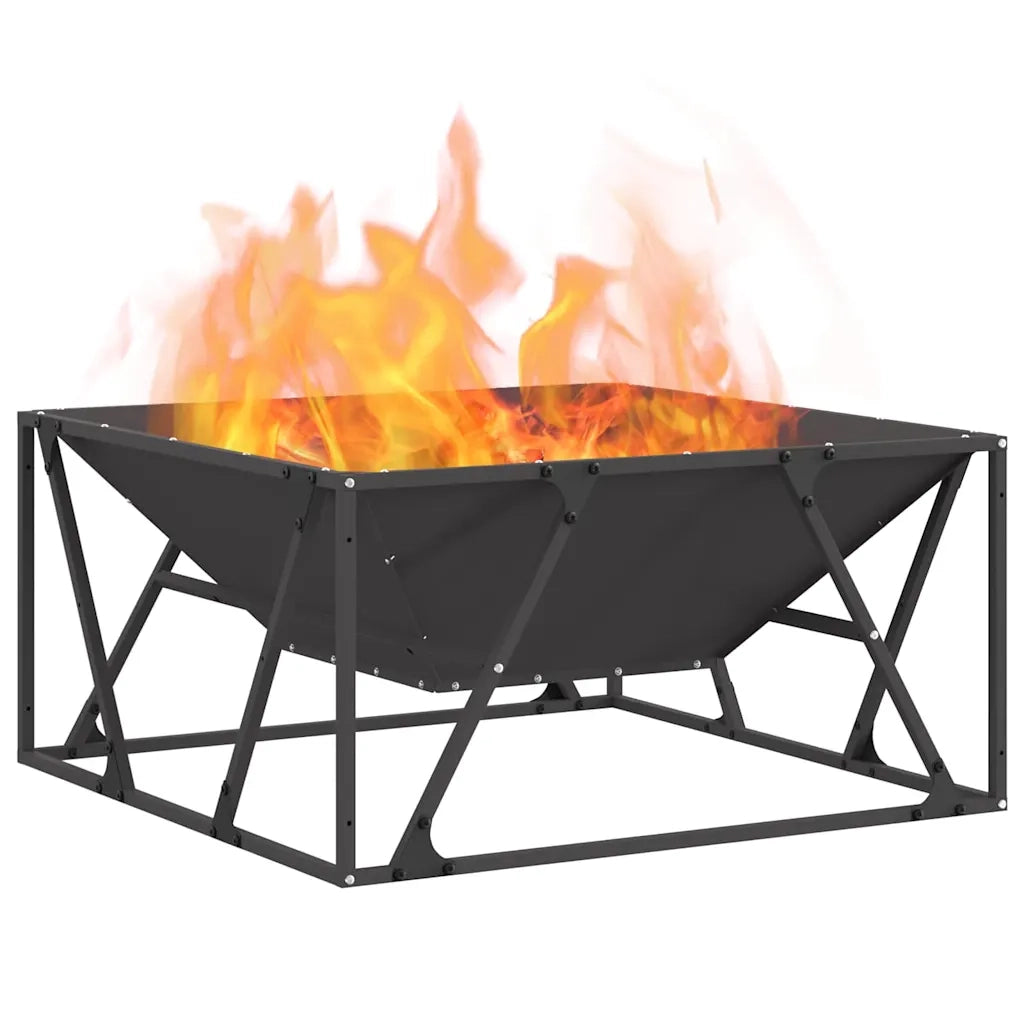 Focolare Nero 80 x 80 x 40 cm Acciaio CFW1718257