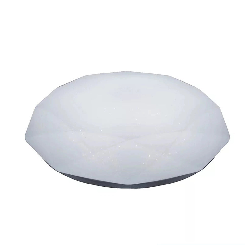 Trade Shop - Plafoniera Led Lampada Soffitto C62-3c 60w 2800lm Cct Luce 3000-6500k Bluetooth Telecomando -