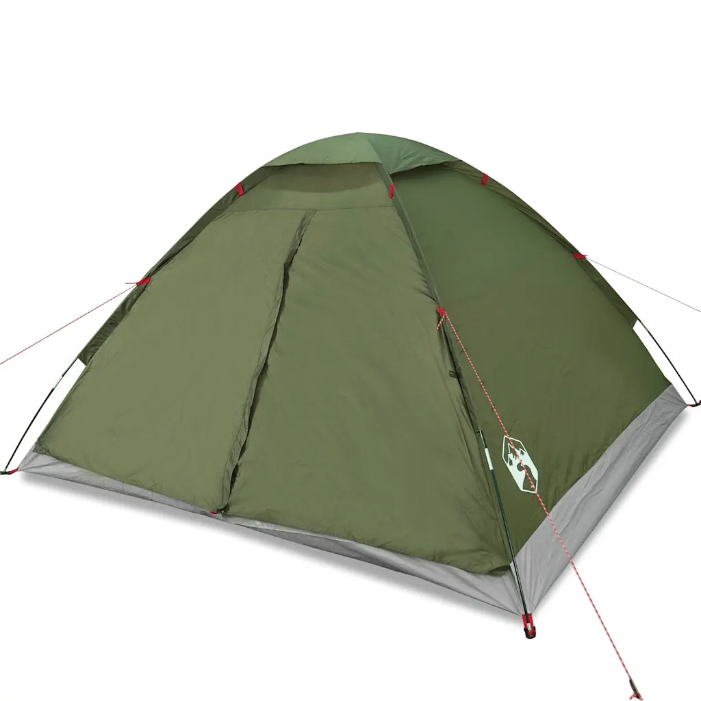 Tenda da Campeggio a Cupola 4 Persone Verde Oliva Impermeabile 4009636