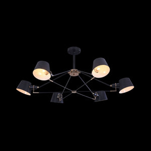 Lampadario Modern in Metallo Abigail Nero