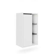 Vicco Mobiletto midi Bianco/Grigio 50 x 86 cm con ripiani aperti