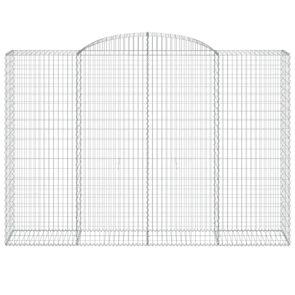 Cesti Gabbioni ad Arco 5 pz 300x50x200/220 cm Ferro Zincato 3146794