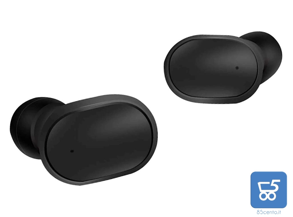 Cuffie Auricolari Bluetooth 5.0 stereo senza fili per tutti gli smartphone colore nero A6S