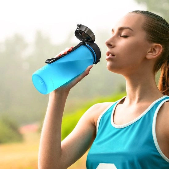 Bottiglia sport 500 ml/800 ml/1 l, bevanda per bambini, senza lattosio, bottiglia di plastica Tritan e BPA-free per bicicletta, fitness, outdoor