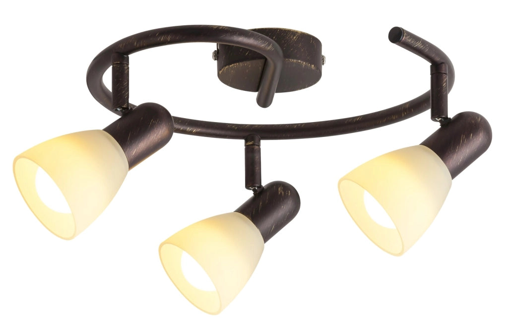 Plafoniera Rabalux Soma 3xE14 bronzo antico 27cm