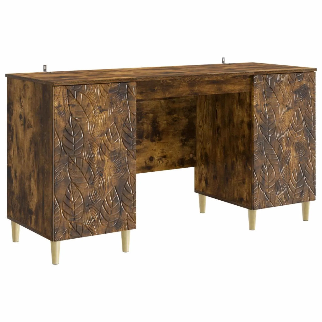 Scrivania Rovere Fumo 142,5 x 50 x 75 cm Legno ingegnerizzato 3414617