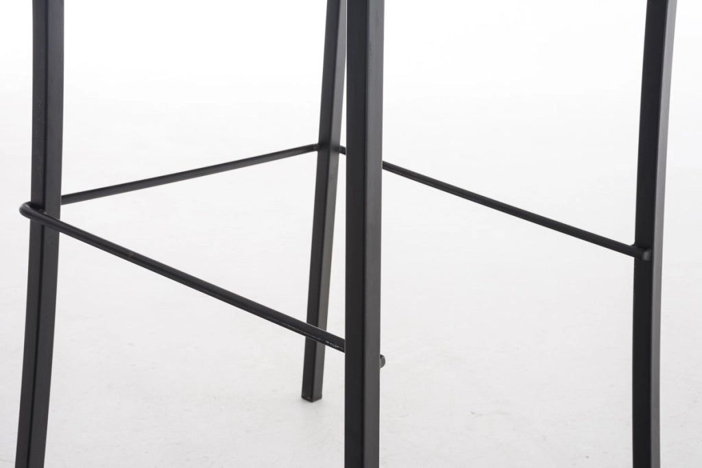 Sgabello Avola b78 similpelle nero