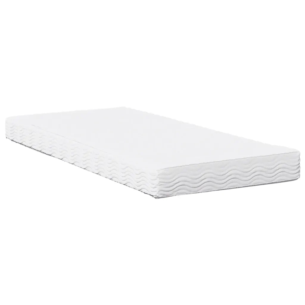 Dormeuse con Materasso Bianca 80x200 cm Legno Massello di Pino 3324599