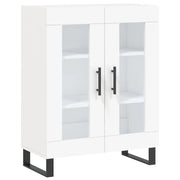 Credenza | Madia | Buffet da pranzo | Armadio da pranzo Bianca 69,5x34x90 cm in Legno Multistrato