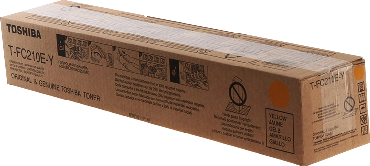 ORIGINAL Toshiba toner giallo T-FC210EY 6AJ00000168 ~33600 Seiten