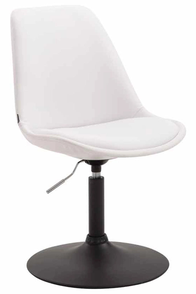 Sedia da pranzo MAVERICK in similpelle bianco,nero