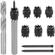 10 pezzi di punteria HSS 3/8" & 5/16" punteria libera attrezzi da legno per elettrico da polire