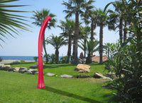 Doccia Solare da Giardino 28L Miscelatore Temporizzato Arkema Happy Beach Dove Grey