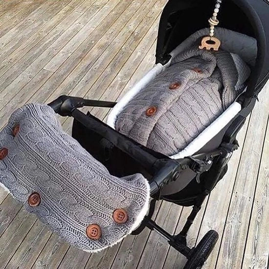 Sacco per bambini da viaggio con moschettoni, sacco da letto per neonati con filato, sacco da letto per bambini caldo e carino, coperta per neonati con filato, maniche rimovibili, coperta per bambini, adatto per bambini di 0-18 mesi.