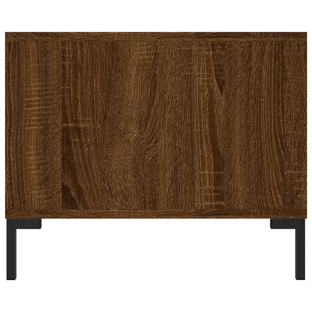 Tavolino Salotto Rovere Marrone 102x50x40 cm Legno Multistrato 829307