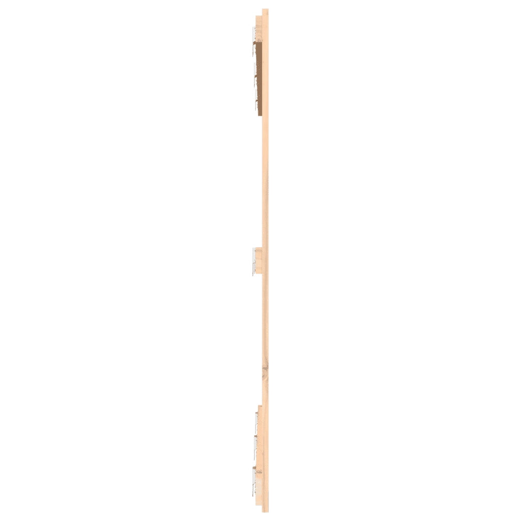 Testiera da Parete 146,5x3x110 cm in Legno Massello di Pino