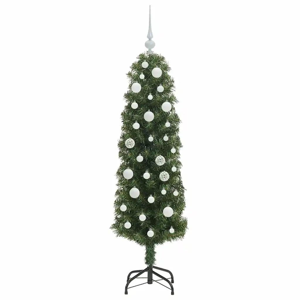 Albero di Natale artificiale con 150 LED Verde 150 cm