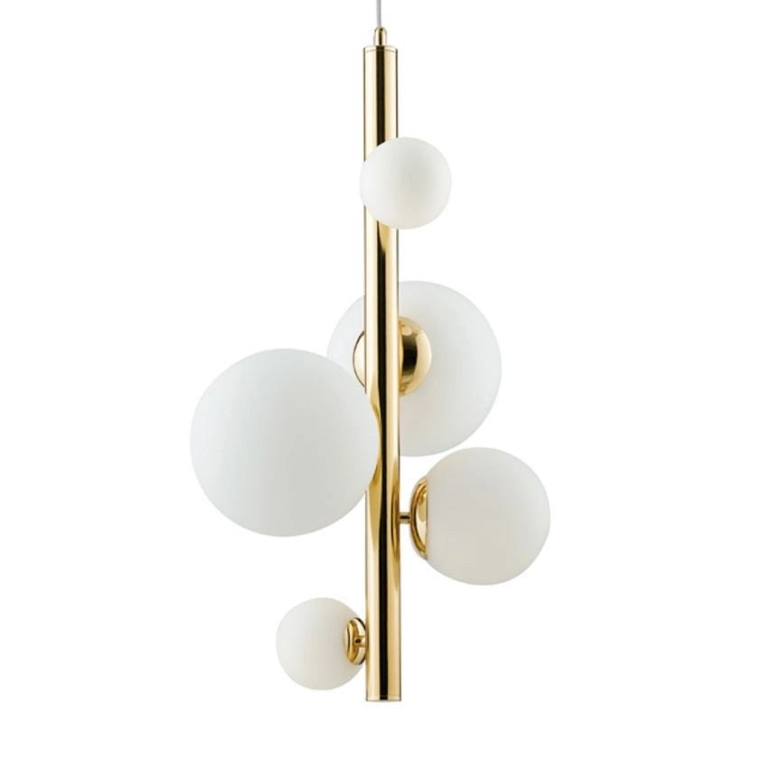 LAMPADARIO HERA 5XG9 45XH180CM ORO.