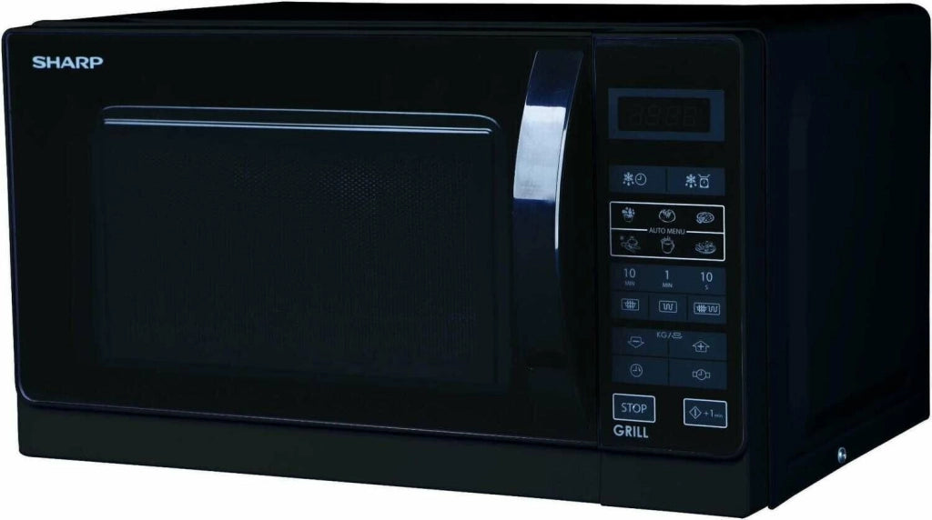 Sharp R-742BKW forno a microonde Superficie piana Microonde con grill 25 L 900 W Nero