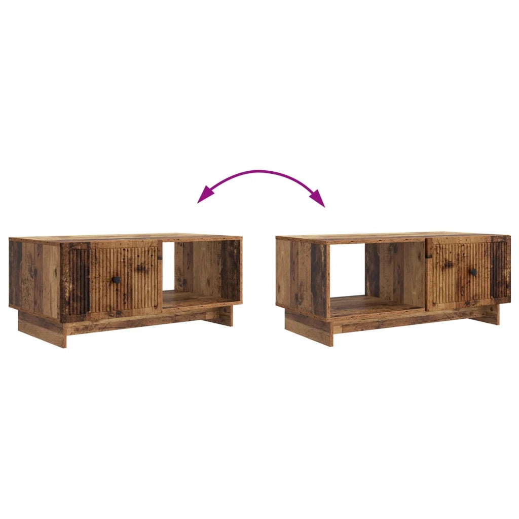 Tavolino da salotto Legno antico 90 x 50 x 40 cm