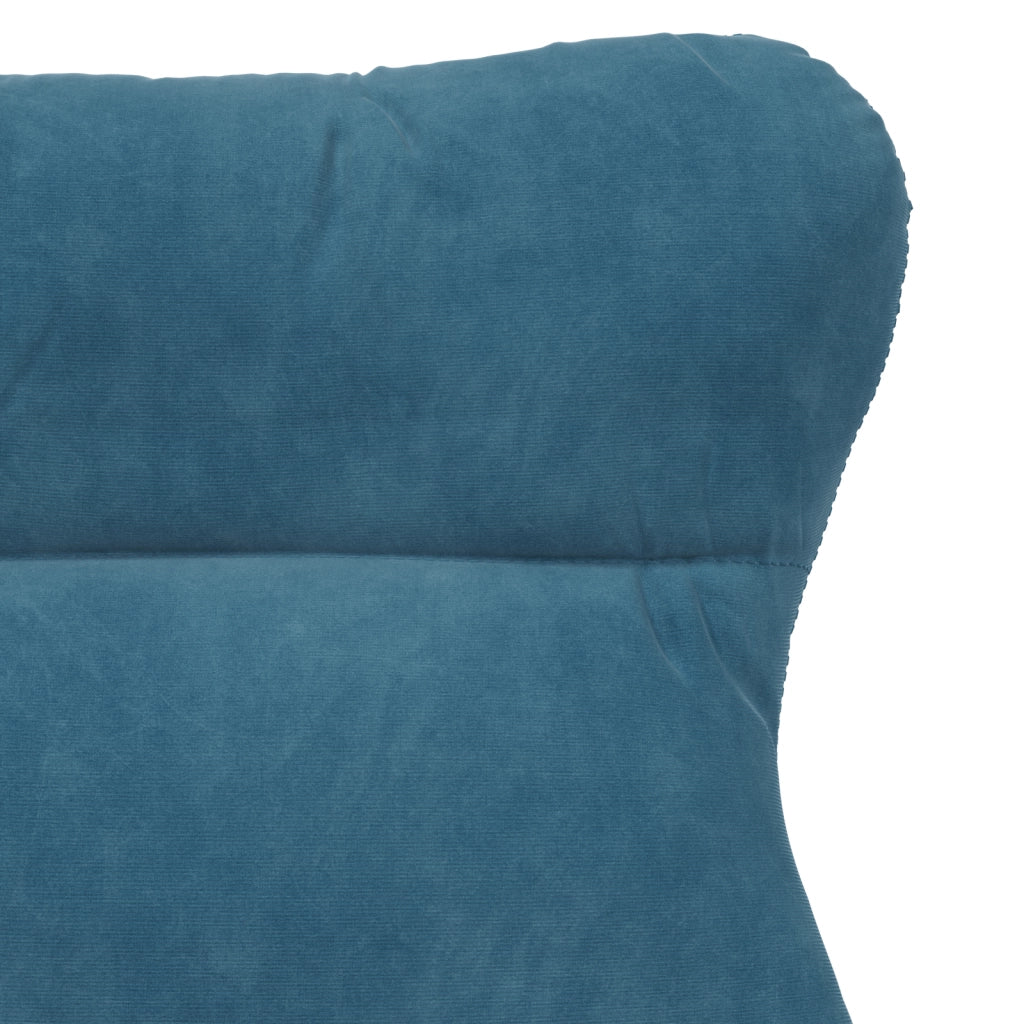 Poltrona Rilassante in Velluto Blu