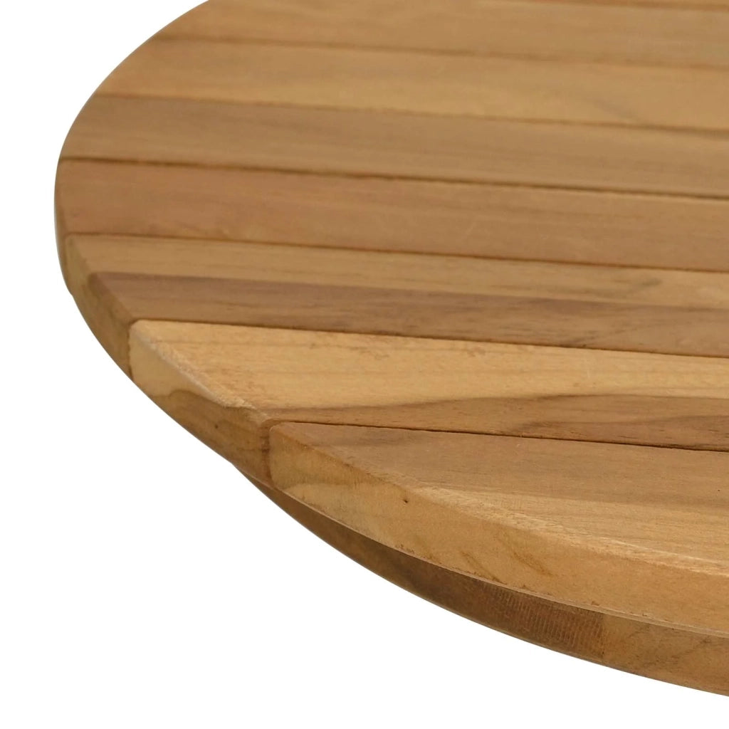 Piano del tavolo Ø 40 x 3,5 Rotondo Legno di teak solido 42033149