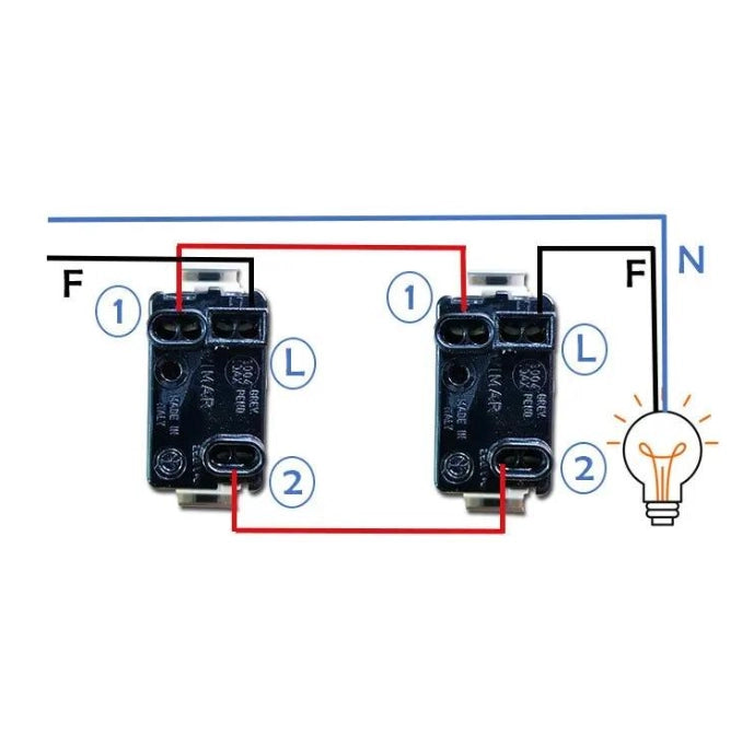 Deviatore unipolare 16 ampere serie gewiss gw20576 pezzi 5
