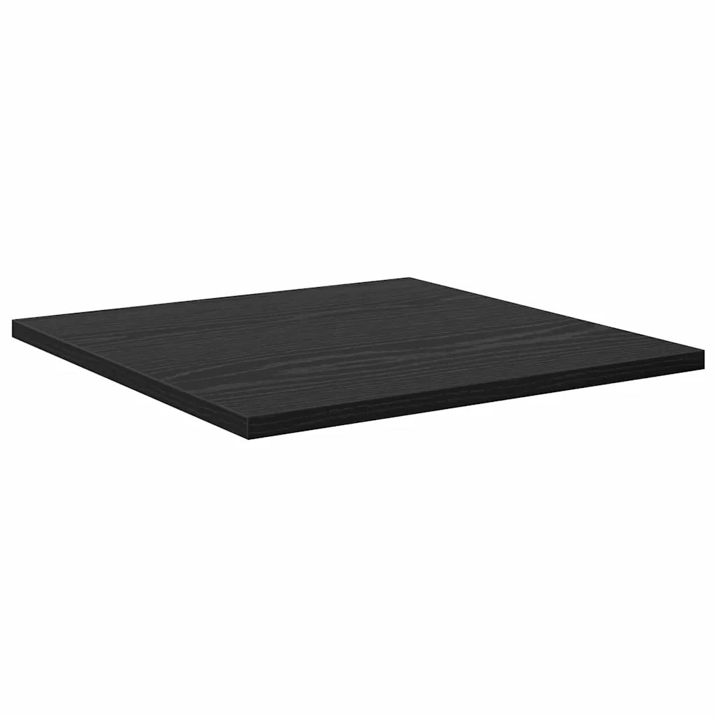 vidaXL Scaffale 4 pcs Nero 40 x 40 x 1.5 cm Legno multistrato
