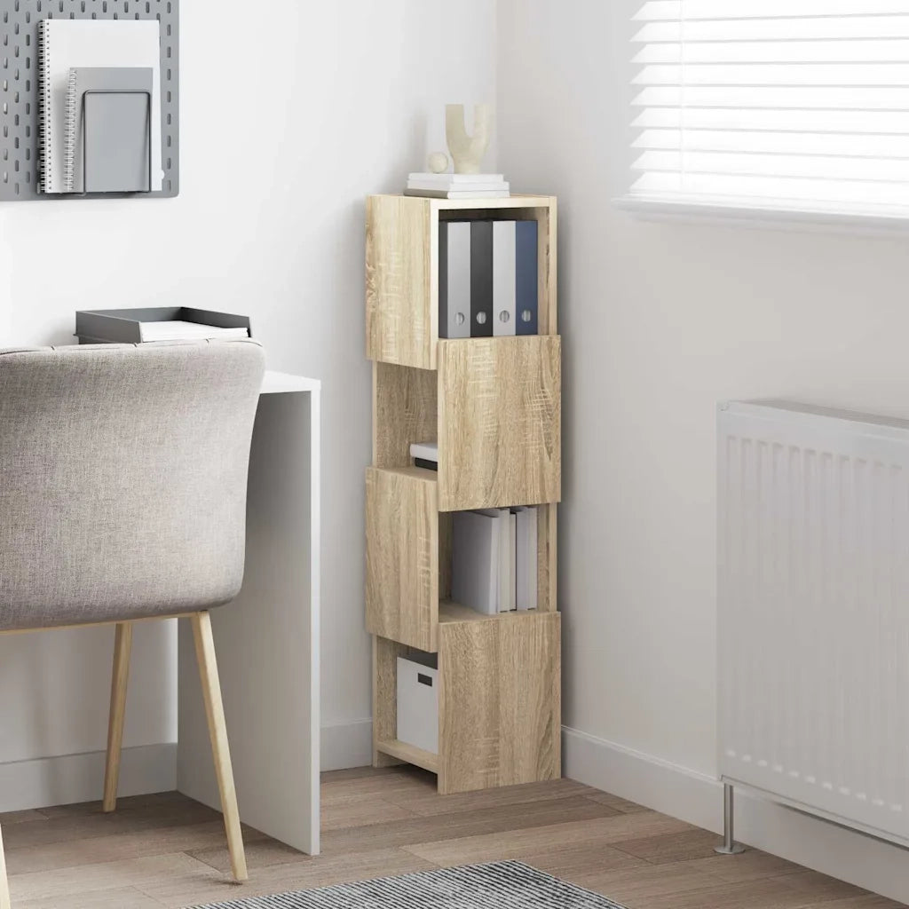 Mobile angolare Rovere Sonoma 25,5x25x102cm Legno multistrato 889807