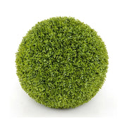 Set di 2 palline decorative di bosso artificiale 39 x 39 x 39 cm facili da installare in PE verde 20_0009830