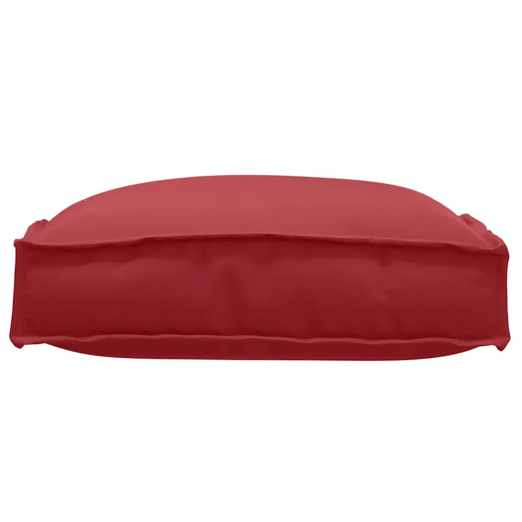 Cuscino 4 pcs Rosso Vino 40 x 40 x 8 cm Tessuto Oxford 42001594