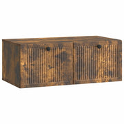Mobile Porta TV da Muro Rovere Fumo 78,5 x 41 x 30 cm
