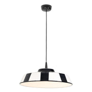 Circus Lampada a Sospensione LED 8W Design in Ceramica Made in Italy Diametro 35 cm Altezza 300 cm Colore Bianco Elegante e Moderna Raffinata