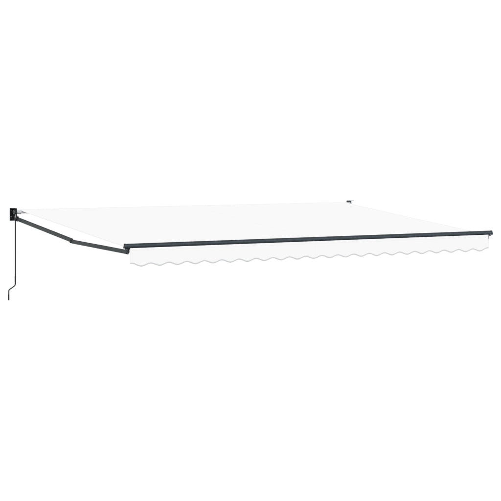 Tenda Retrattile Manuale Bianca 500x300 cm