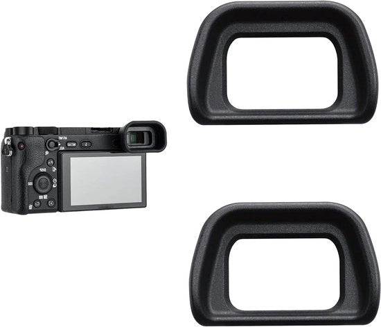 Due occhielli di silicone per camera di mirino per Sony FDA-EP10 Alpha A6300 A6100 A6000 NEX7 NEX6