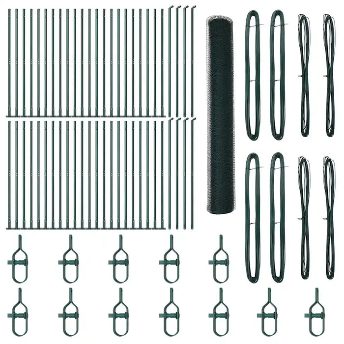 Palo della recinzione Verde 100 x 1,2 m (rete da 25 mm)