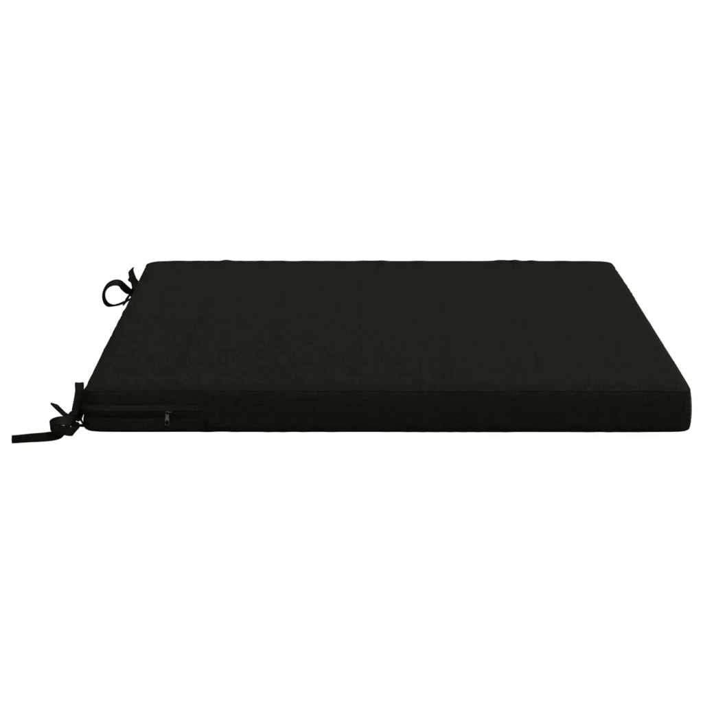 Cuscini per Sedia in 4 Pezzi SOEST 4 pz 100% Poliestere Nero 945006