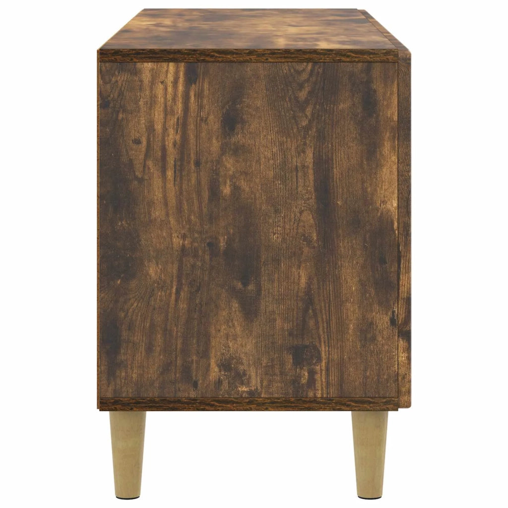 Mobile TV Rovere Fumo 99 x 34,5 x 50 cm Legno ingegnerizzato 894720