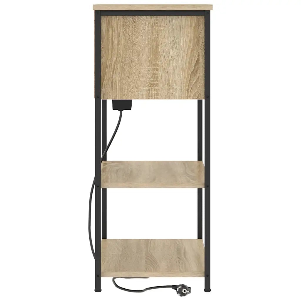 vidaXL Armadio da Notte rovere sonoma 55 x 31 x 76 cm