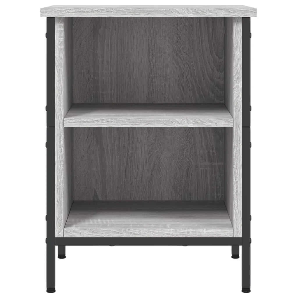 Scarpiera mobile contenitore per scarpe mobile per ingresso/corridoio/soggiorno legno Sonoma 38 x 35 x 50 cm grigio 02_0022063