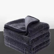 Pacchetto di 3 asciugamani per auto spessi, assorbenti, senza residuo, 40x40cm, asciugamento rapido, asciugamano per auto, asciugamano per doccia e vetro.